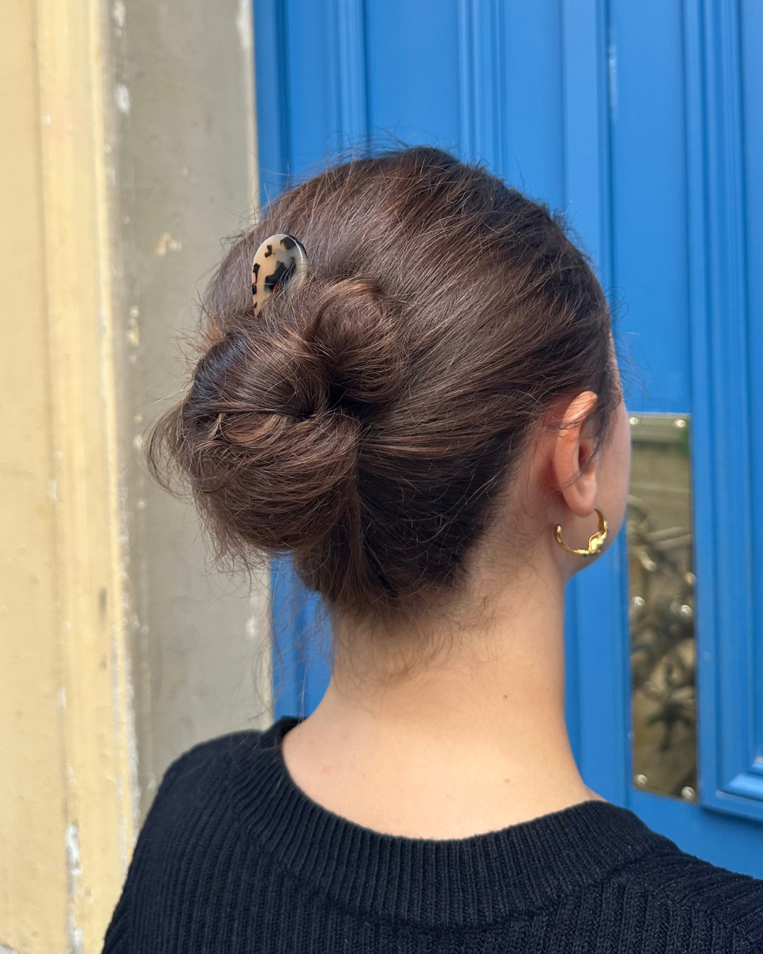 Acetate French Pin - Beige