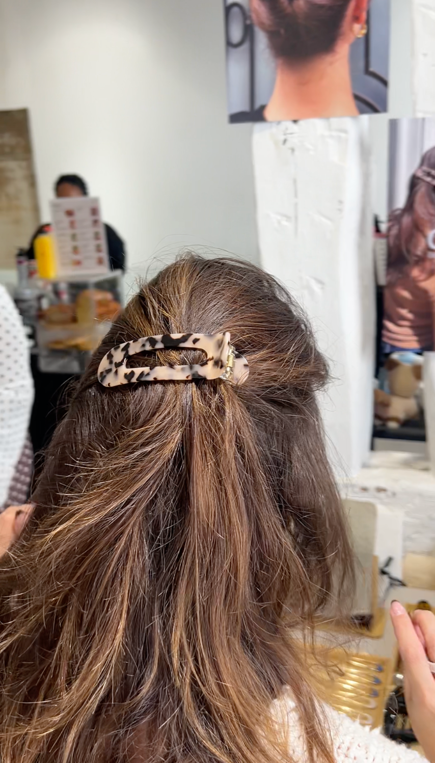 Coiffure avec une pince AELYS
