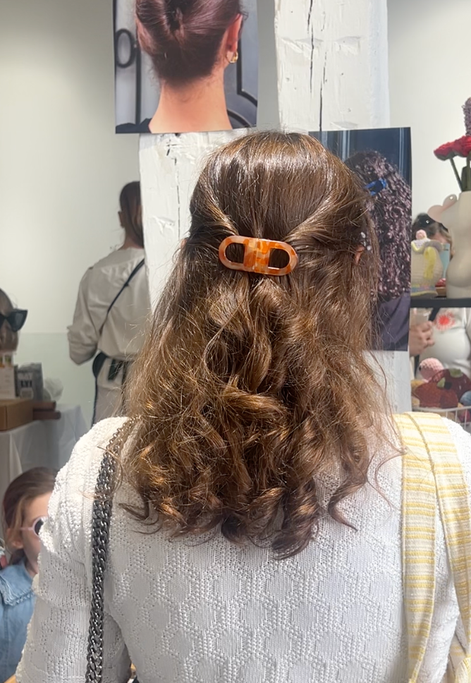Coiffure avec une pince AELYS
