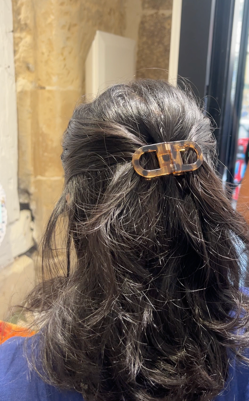 Coiffure avec une pince AELYS