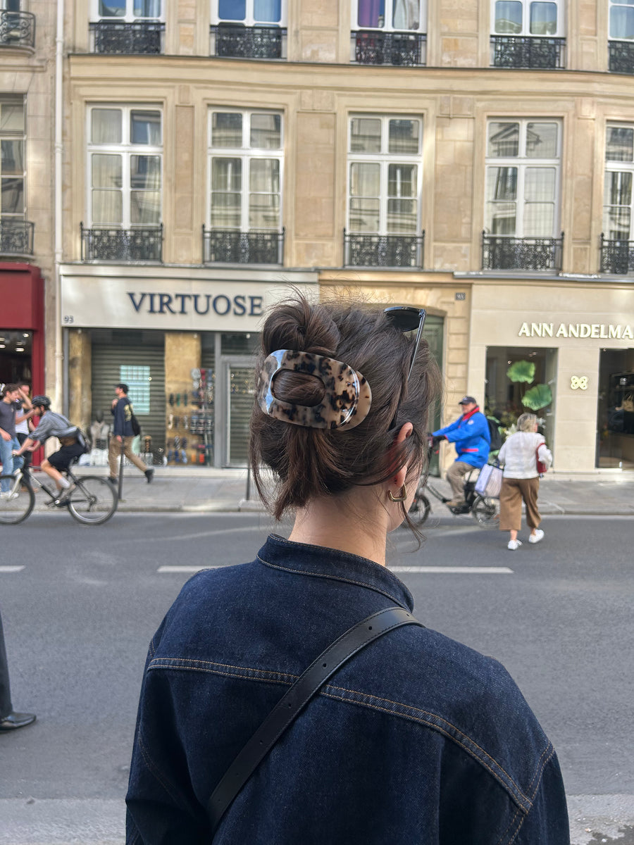 Coiffure avec une pince AELYS