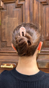 Acetate French Pin - Rose
